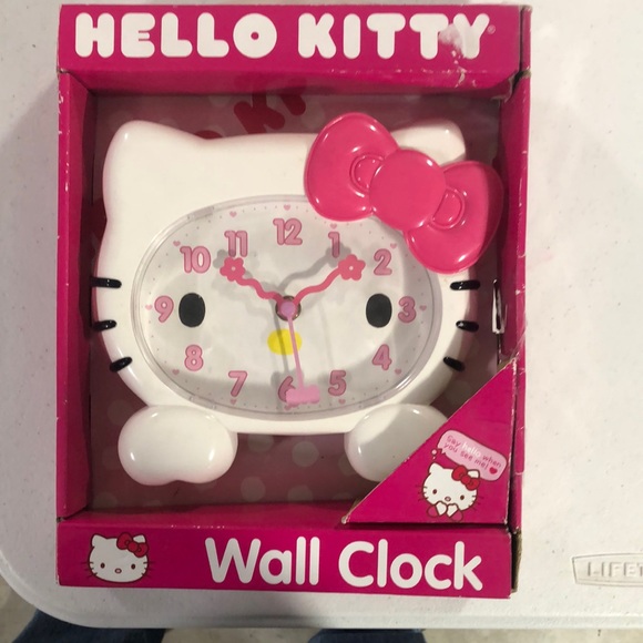 Hello Kitty Wall Decor Hello Kitty Wall Clock Brand New B52 Poshmark